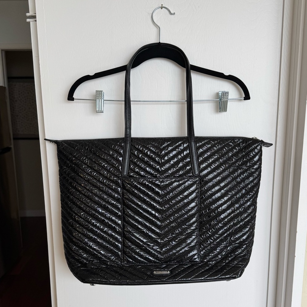 Rebecca Minkoff Black Tote perfect condition like new hardly used